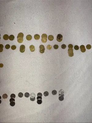 Lot de pièces en francs de 1960 à 2000 en très bon état - Miniature 2