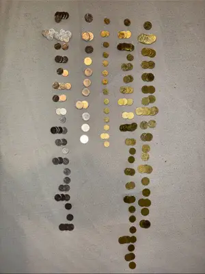 Lot de pièces en francs de 1960 à 2000 en très bon état