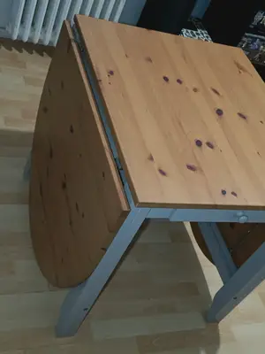 Ensemble table à manger extensible en bois avec 3 chaises - Miniature 2