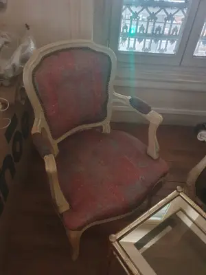 Bergère basse d'époque Louis XVI – Dans son jus - Miniature 4
