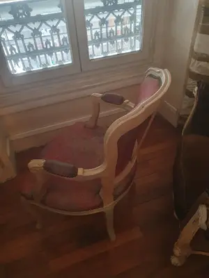Bergère basse d'époque Louis XVI – Dans son jus - Miniature 3