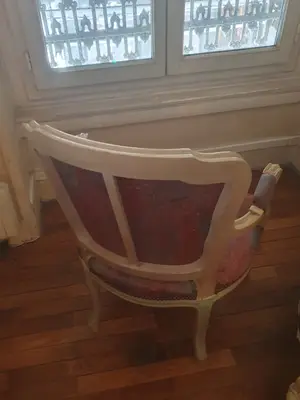 Bergère basse d'époque Louis XVI – Dans son jus - Miniature 2