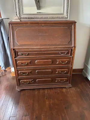 Bureau ancien style 1900 - Miniature 4