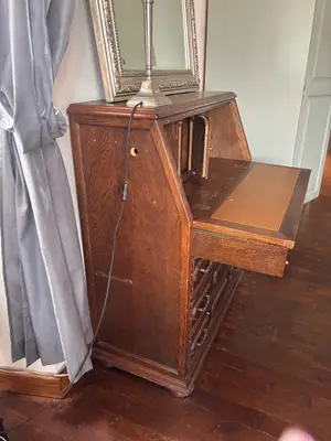 Bureau ancien style 1900 - Miniature 3
