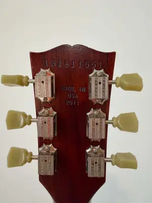 Guitare Gibson Les Paul Studio Faded Worn Brown 2011 USA avec étui - Miniature 5
