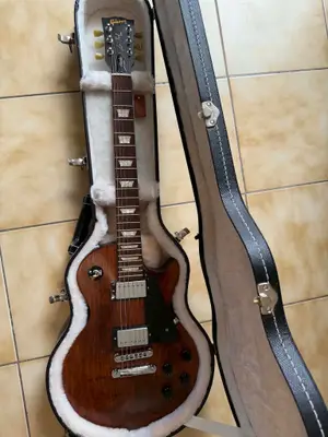 Guitare Gibson Les Paul Studio Faded Worn Brown 2011 USA avec étui - Miniature 4