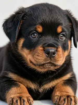 Rottweiler : taille, poids, robe et caractéristiques générales