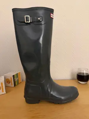 Bottes Hunter Original Gloss noires T. 40/41 - Miniature 4