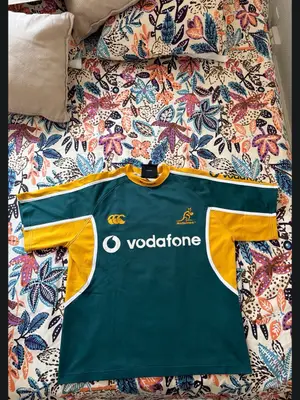 Maillot vintage Wallabies Australie Canterbury Vodafone T.M