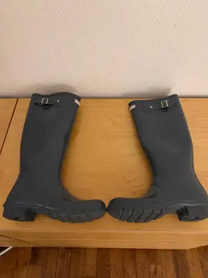 Bottes Hunter Original Gloss noires T. 40/41 - Miniature 3