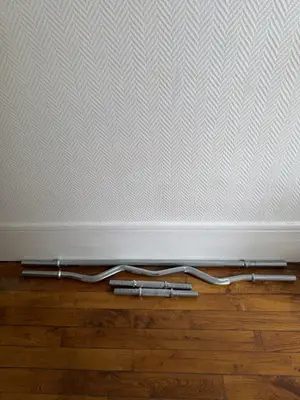 Ensemble complet barres musculation + haltères réglables