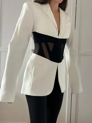 Veste MUGLER neuve tendance avec étiquette