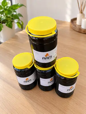 Miel de montagne 2 kg en pot - qualité artisanale - Miniature 2