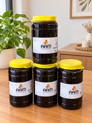 Miel de montagne 2 kg en pot - qualité artisanale