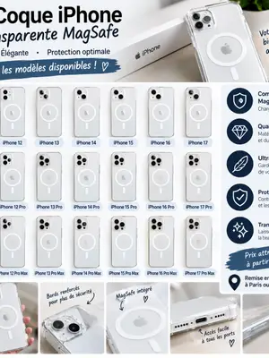 Coque magnétique iPhone - Neuve et jamais utilisée