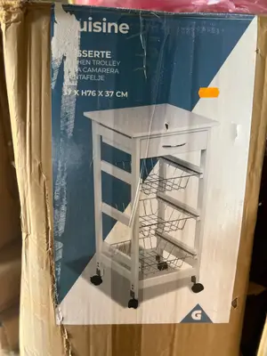 Trolley desserte neuf pour cuisine ou rangement d’appoint