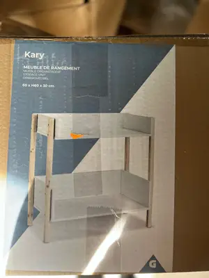 Meuble de rangement Kary neuf 60 x 60 x 30 cm
