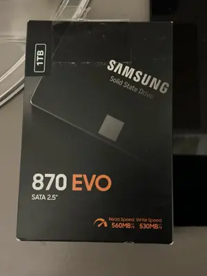 Samsung 870 EVO 1To SSD 2,5" SATA III - 560 Mo/s