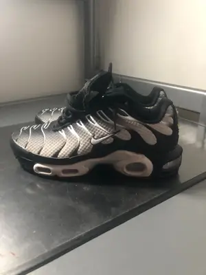Paire de Nike TN Air avec une petite rayure à l’avant