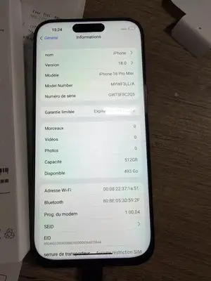 iPhone 16 Pro Max neuf - Miniature 3