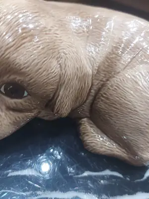 Chien en cire - Figurine décorative