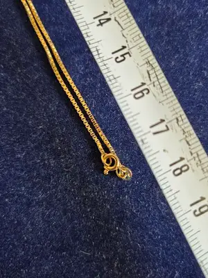 Chaîne or 18 carats 750 - 3,9g - Excellent état - Miniature 2