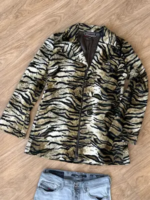 Manteau fausse fourrure Miss Sixty vintage années 2000