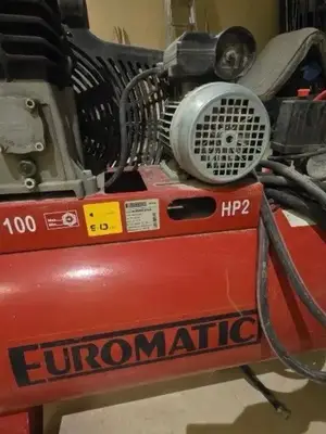 Compresseur d'air FIAC 100 L en très bon état - Miniature 2