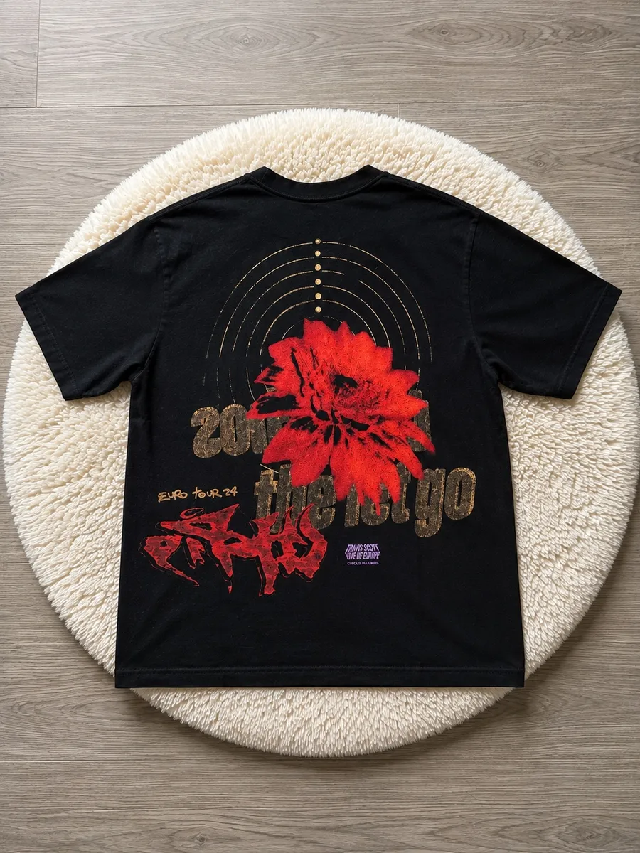 T-shirt Travis Scott Cactus Jack Utopia Officiel M – Acheté en concert - Photo 1