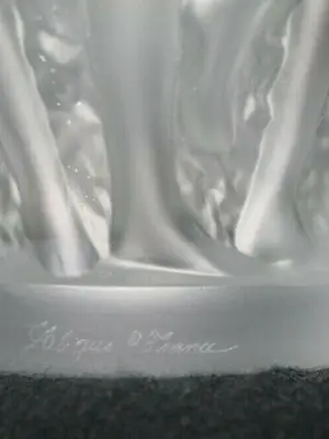 Vase Bacchantes René Lalique (Cristal clair) - Miniature 3