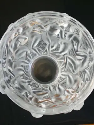 Vase Bacchantes René Lalique (Cristal clair) - Miniature 4