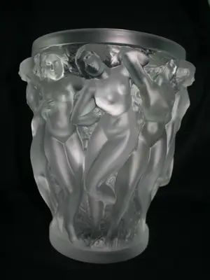 Vase Bacchantes René Lalique (Cristal clair) - Miniature 5