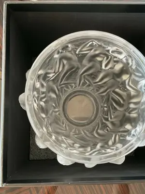 Vase Bacchantes René Lalique (Cristal clair)