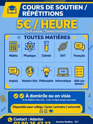 Prête pour vos répétitions, annoncée comme 100 % fiable