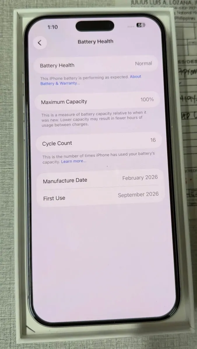 iPhone 17 Pro Max 256 Go argent, neuf, débloqué et sous garantie Apple - Photo 1