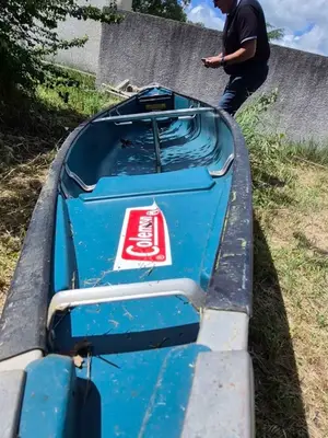 Canoë Coleman RAM-X 13 + Pagaies - Miniature 2
