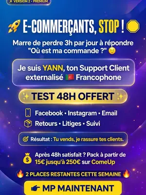Service client francophone - À partir de 15€