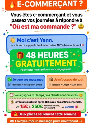 Service client francophone - À partir de 15€ - Miniature 2