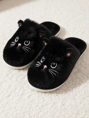 Chaussons chat doux et chauds, neufs, 4 couleurs, tailles 36 à 43