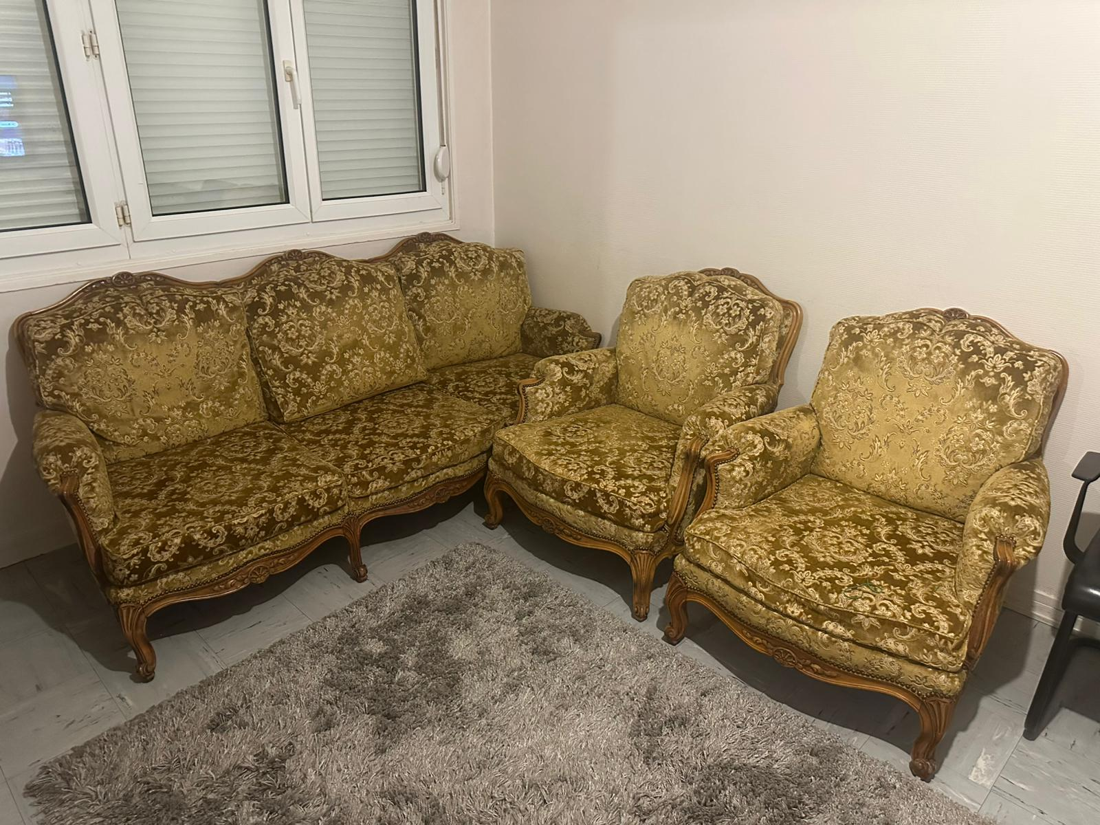 Fauteuil Lorraine pour salon - Miniature 7