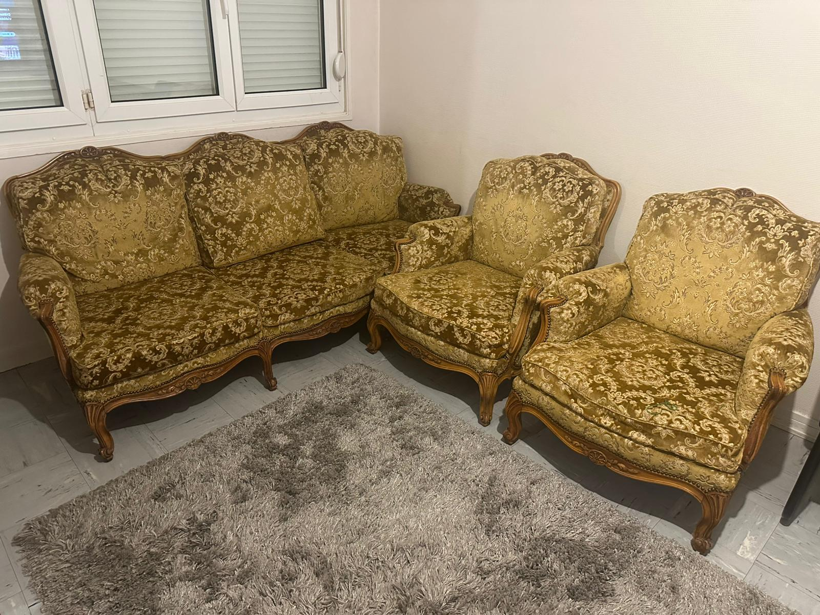 Fauteuil Lorraine pour salon - Miniature 8