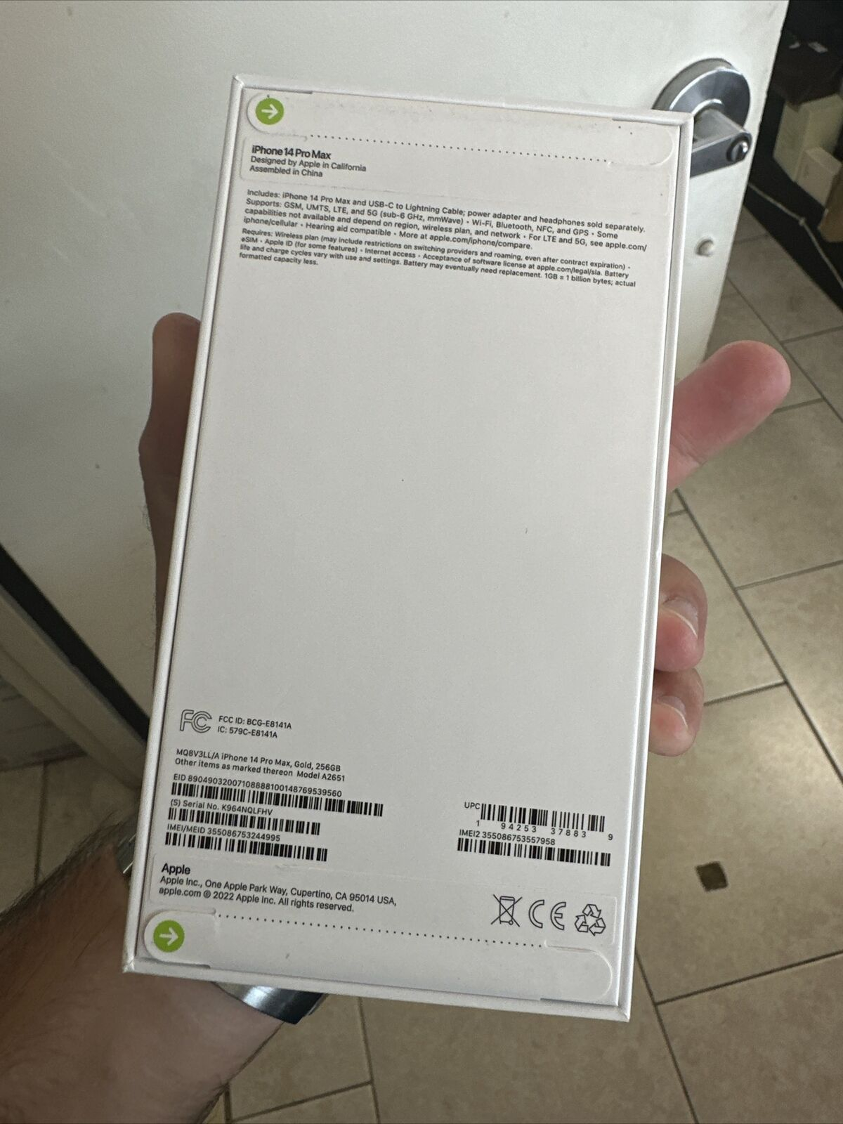 Iphone 14 pro max 128Go