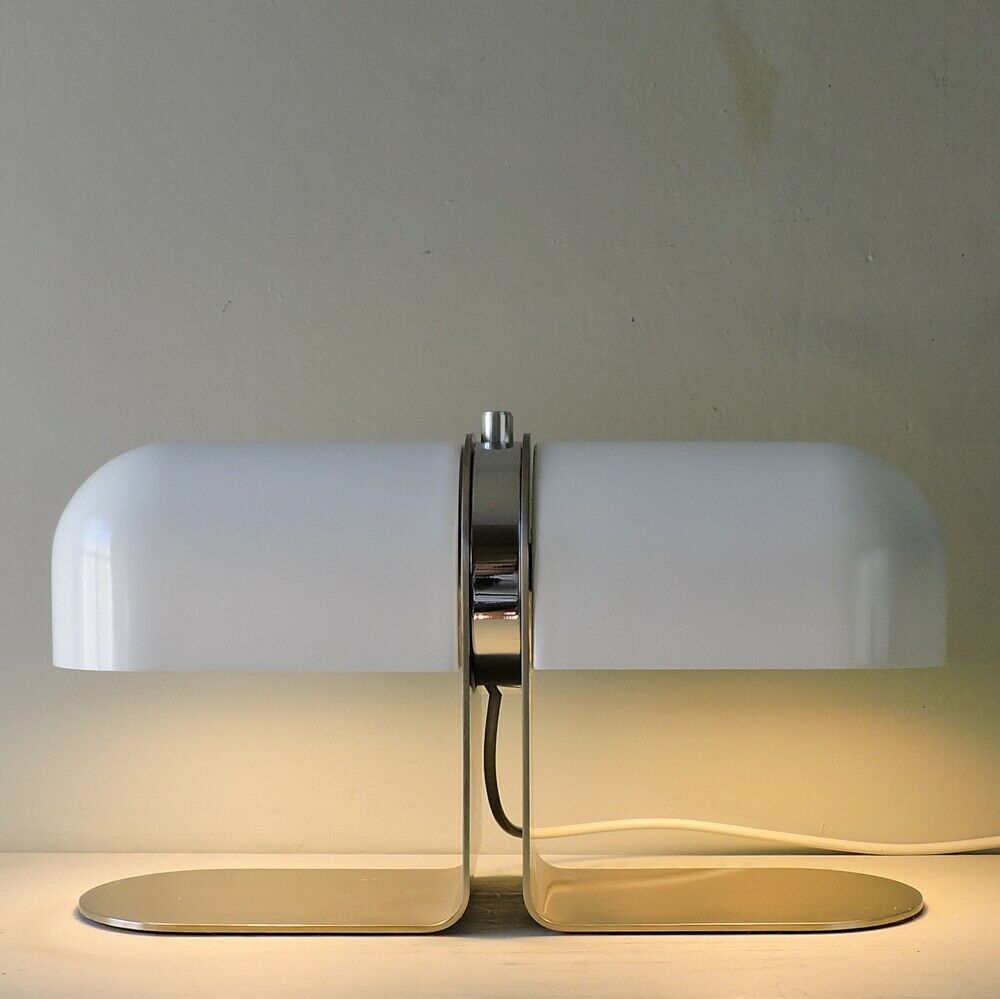 Lampe de table vintage André Richard pour metalarte Espagne Année 70