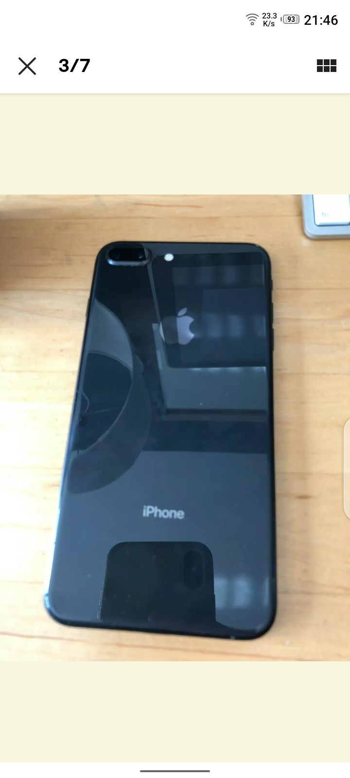 iPhone 7+ couleur noir