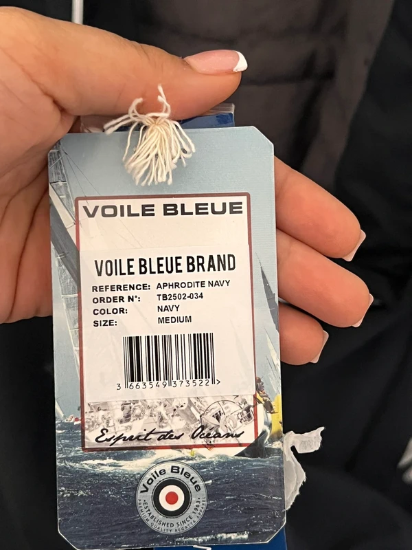 Manteau/Imperméable Voile Bleue Aphrodite - Miniature 3