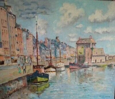 tableau ancien huile sur toile signé Henry Stenn  - Miniature 2