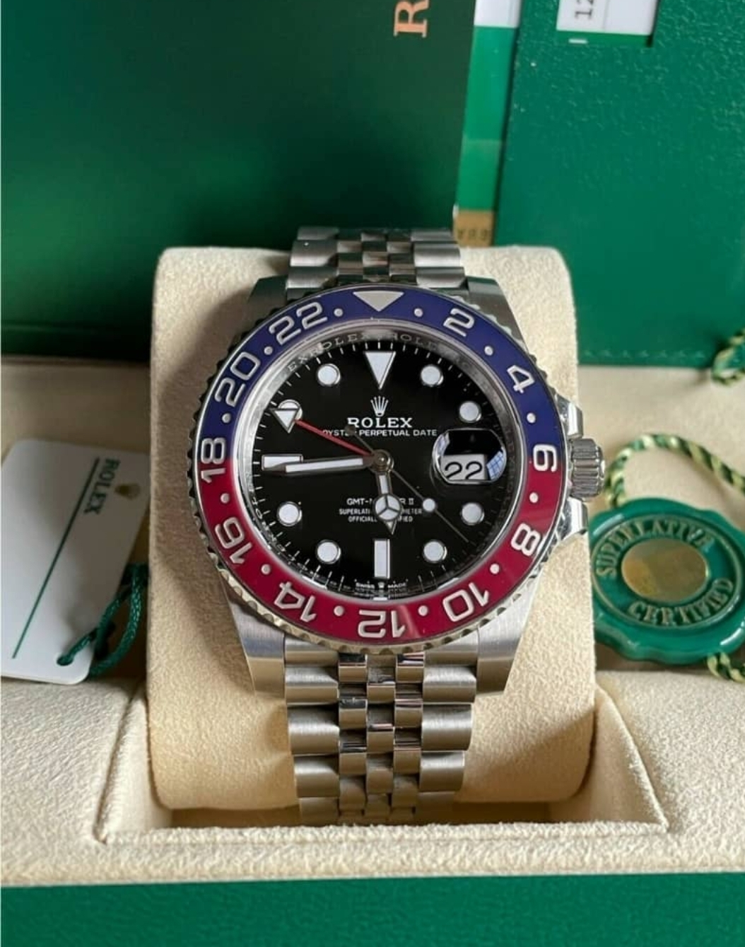Rolex GMT Master II. 40mm. réf 126710BLRO