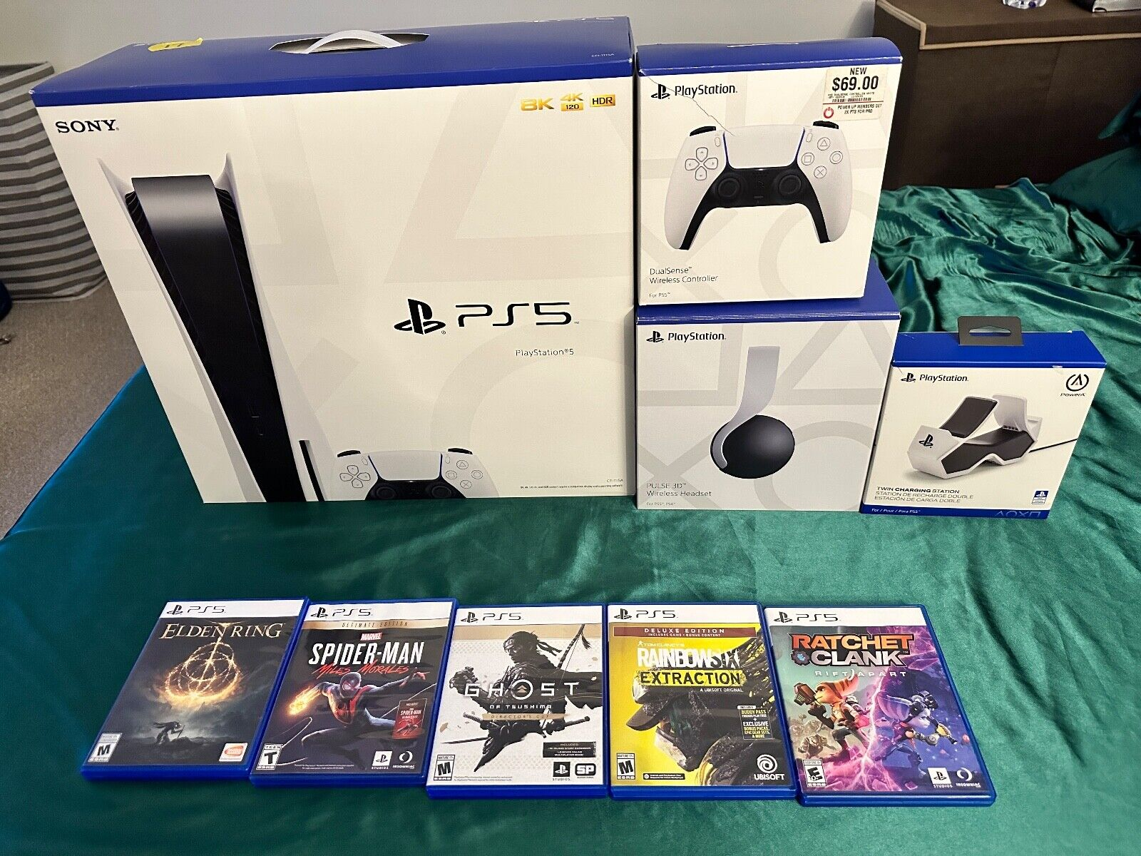 Brand new Sony Playstation 5 with free games