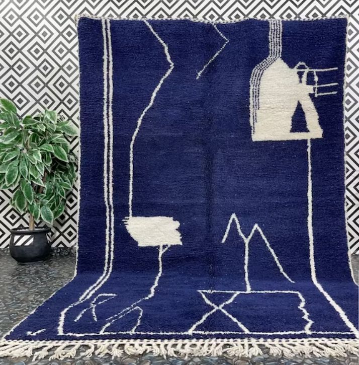 Tapis Bérbère de laine authentique ,Tapis fait entièrement à la
main - Photo 1