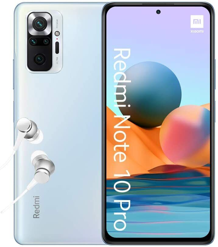 Xiaomi Redmi Note 10 Pro Glacier Blue - 128 GB - (